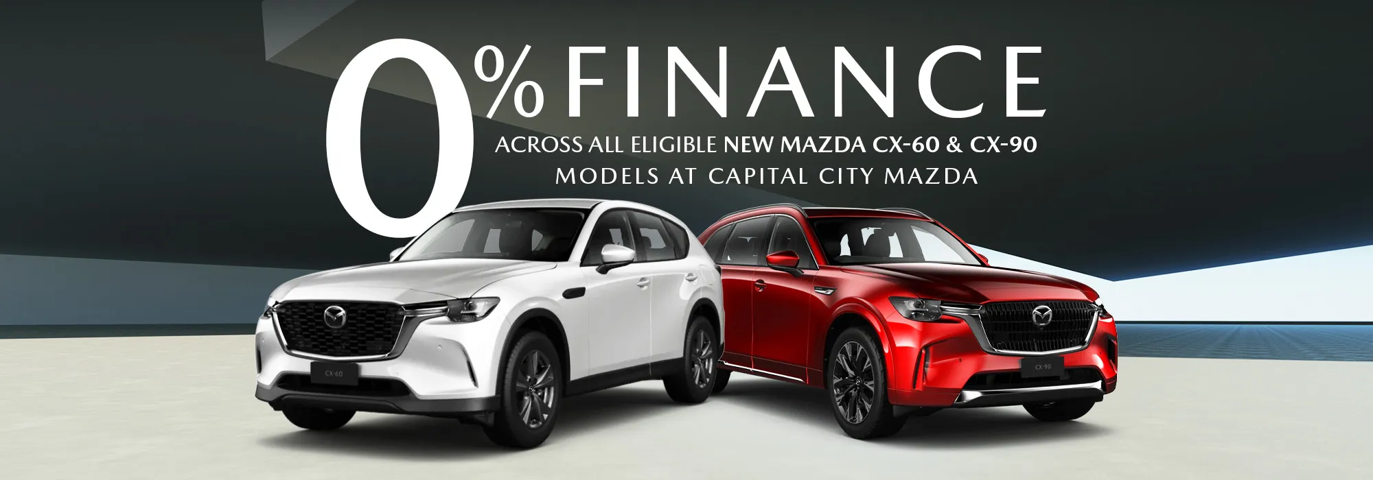 Mazda CX-60 and CX-90 finance campaign